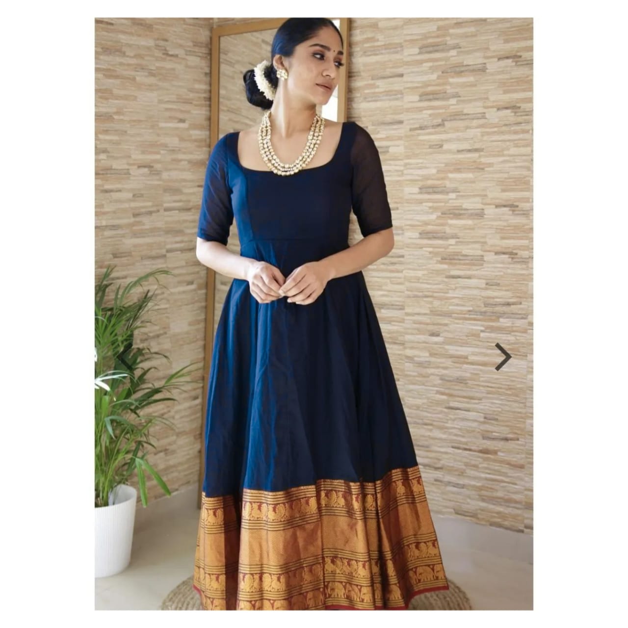 lazza Pure Silk Zari Weaving Gown Catalog